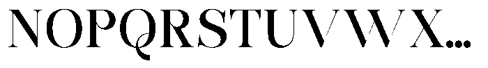 Bonarchi Medium Font UPPERCASE