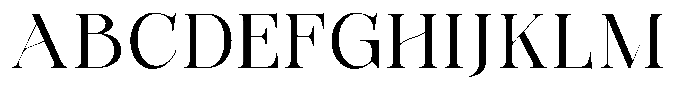 Bonarchi Regular Font UPPERCASE
