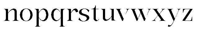Bonarchi Regular Font LOWERCASE