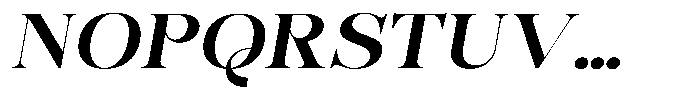 Bonarchi Sem Bold Exp Italic Font UPPERCASE