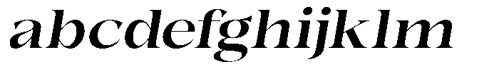Bonarchi Sem Bold Sem Exp Italic FONT