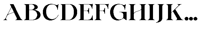 Bonarchi Semi Bold Semi Expanded Font UPPERCASE
