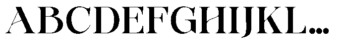 Bonarchi Semi Bold Font UPPERCASE