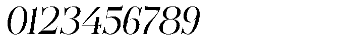 Bonarchi Semi Condensed Italic Font OTHER CHARS