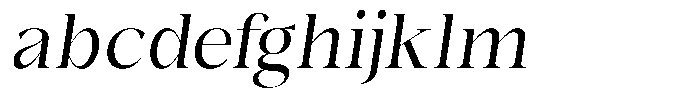 Bonarchi Semi Condensed Italic FONT