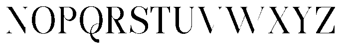 Bonarchi Semi Condensed Font UPPERCASE