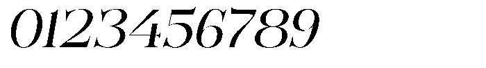 Bonarchi Semi Expanded Italic Font OTHER CHARS