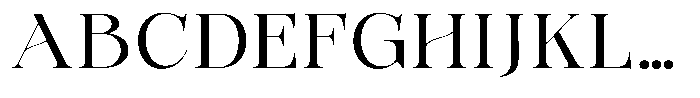 Bonarchi Semi Expanded Font UPPERCASE