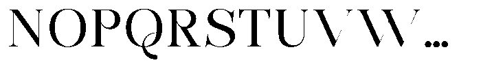 Bonarchi Semi Expanded Font UPPERCASE
