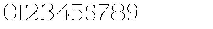Bonarchi Thin Expanded Font OTHER CHARS