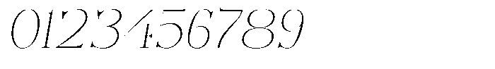 Bonarchi Thin Sem Exp Italic Font OTHER CHARS