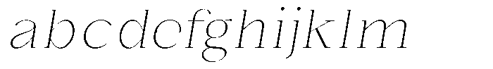 Bonarchi Thin Sem Exp Italic FONT