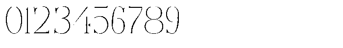 Bonarchi Thin Semi Condensed Font OTHER CHARS
