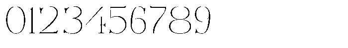 Bonarchi Thin Semi Expanded Font OTHER CHARS