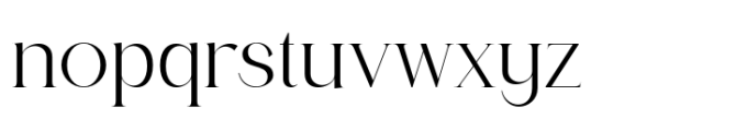 Bonarica Serif Font LOWERCASE