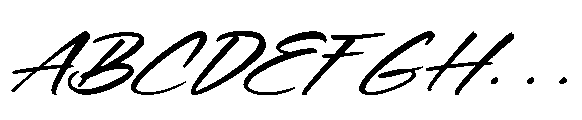 Bonats Restorty Italic Font UPPERCASE