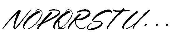 Bonats Restorty Italic Font UPPERCASE