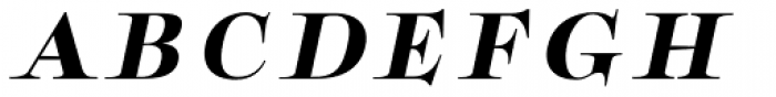 Boncaire Titling Black Italic Font UPPERCASE