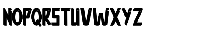 Bonded Regular Font UPPERCASE
