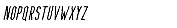 Bondie Rough Italic Font UPPERCASE