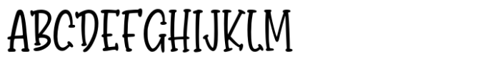 Bondy Quirky Font UPPERCASE
