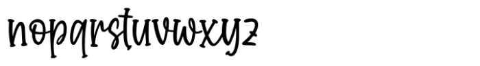 Bondy Quirky Font LOWERCASE