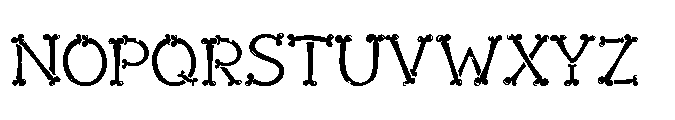 Bone Alchemy Font UPPERCASE