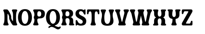 Boneous Regular Font UPPERCASE