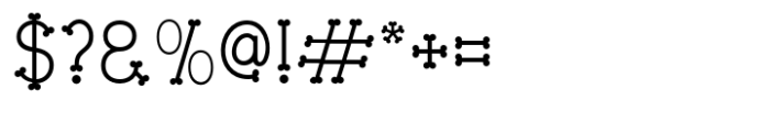 Boneplay Font OTHER CHARS
