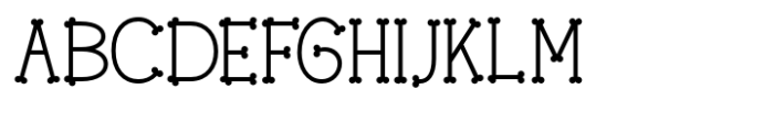 Boneplay Font UPPERCASE
