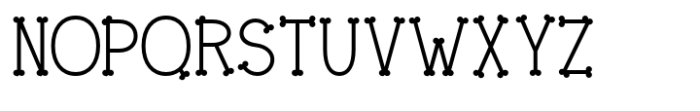 Boneplay Font UPPERCASE