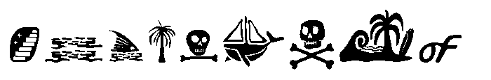 Boneyard Cruiser High Boneyard Cruiser Dingbats Regular Font LOWERCASE