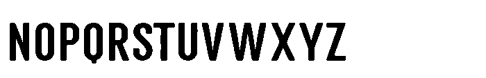 Boneyard Cruiser High Regular Font UPPERCASE