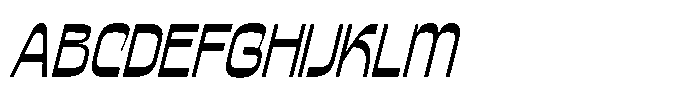Bonfade Display Italic Font UPPERCASE