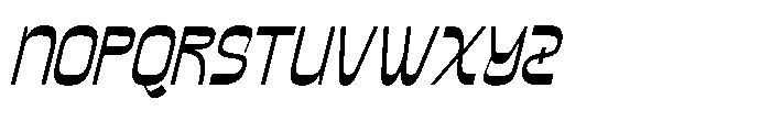 Bonfade Display Italic Font UPPERCASE