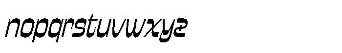 Bonfade Display Italic Font LOWERCASE