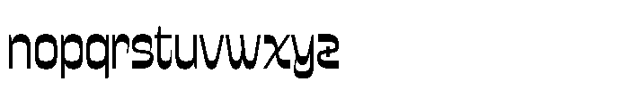 Bonfade Display Regular Font LOWERCASE