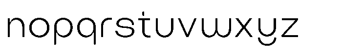 Bongkah Extra Light Font LOWERCASE