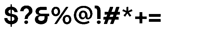 Bongkah Medium Font OTHER CHARS