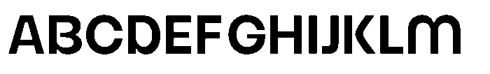 Bongkah Medium Font UPPERCASE