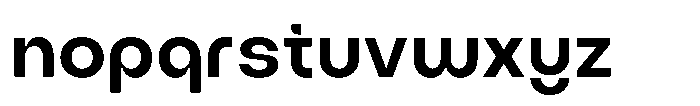 Bongkah Medium Font LOWERCASE