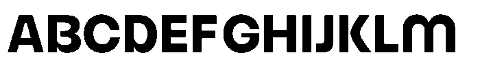 Bongkah Semi Bold Font UPPERCASE