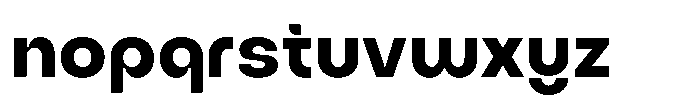 Bongkah Semi Bold Font LOWERCASE