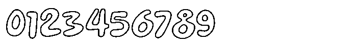 Bongo Jambo Outline Font OTHER CHARS