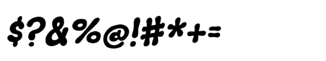 Bonkey Italic Font OTHER CHARS