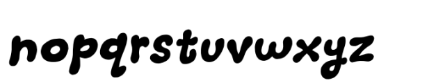 Bonkey Italic Font LOWERCASE