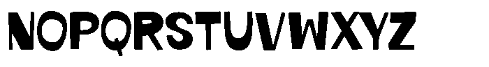 Bonko Font LOWERCASE