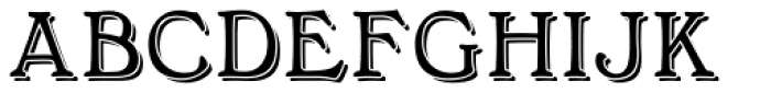 Bonnington Black Font LOWERCASE