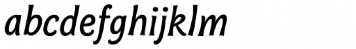 Bonobo SemiBold Italic Font LOWERCASE