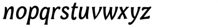 Bonobo SemiBold Italic Font LOWERCASE